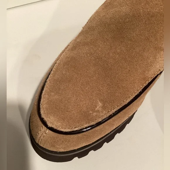 Donald J. Pliner Tan Suede Loafers - Picture 15 of 16
